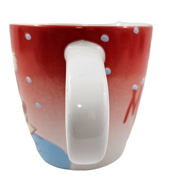 Disney Store Mickey Mouse Winter Wonderland 12 Oz Porcelain Coffee Tea Mug Cup - Picture 7 of 17